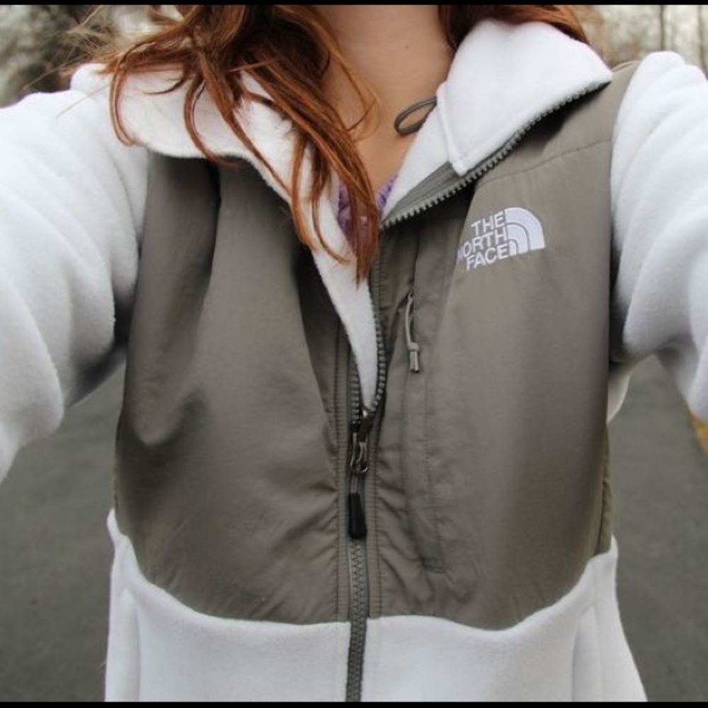 North Face Beige Denali Jacket